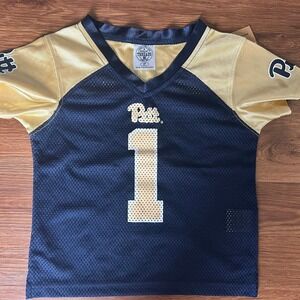 Toddler Pittsburgh Panthers Football Jersey #1 Navy Gold Rivalry Threads Size 2T